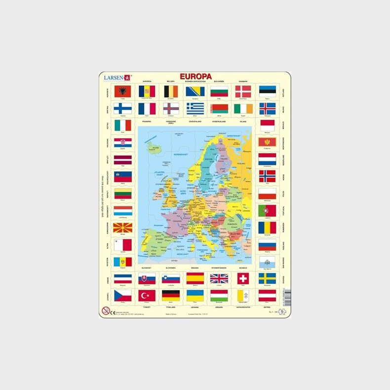 Larsen Puslespil Europas flag