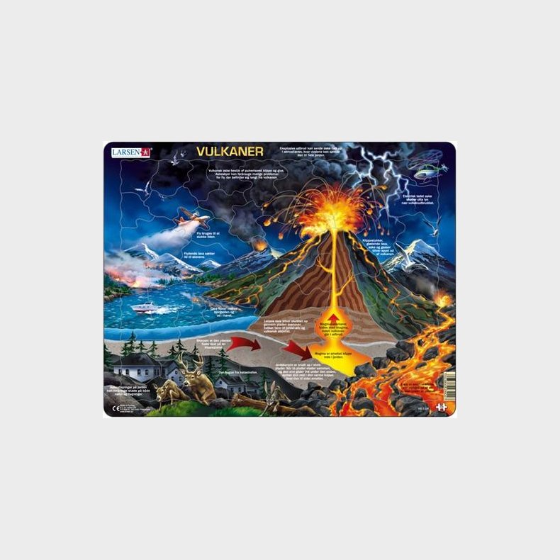 Larsen puslespil - Vulkan