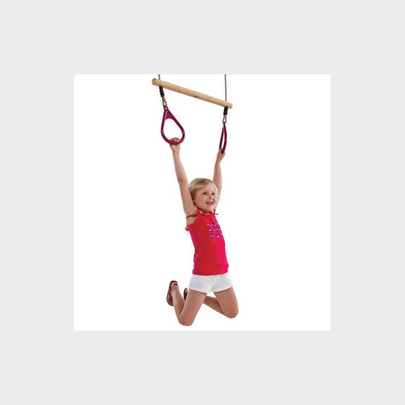 KBT Play | Trapez i tr med plastringe - Rd