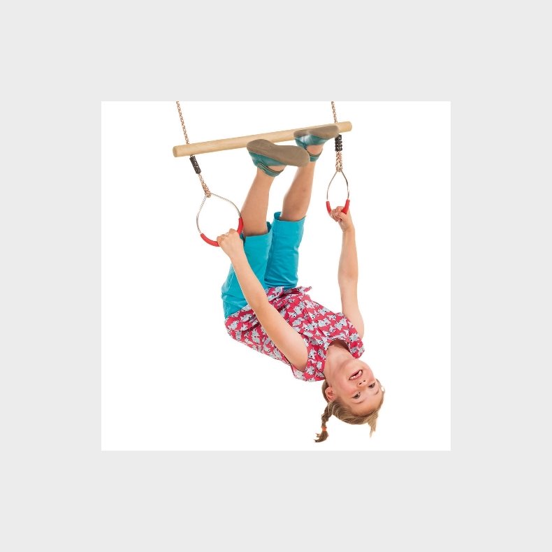 KBT Play | Gynge - Trapez i tr med metalringe