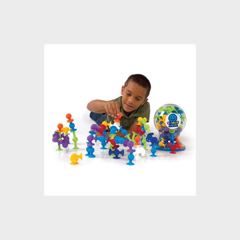 Fat Brain Toys | Byggebobler Squigz 44 dele