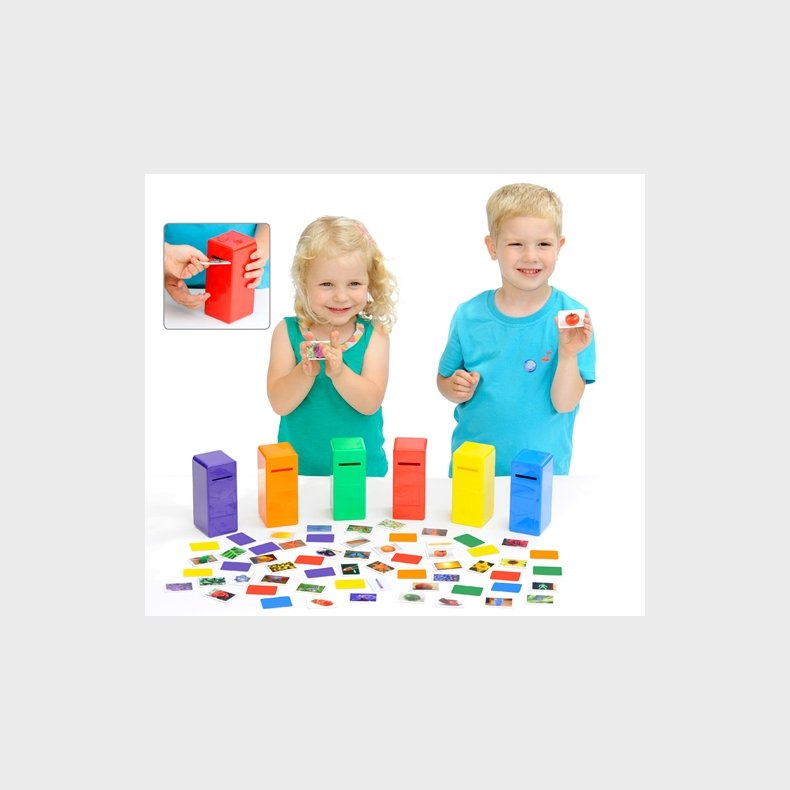 Educational Advantage | Put farven i postkassen - Lringsspil