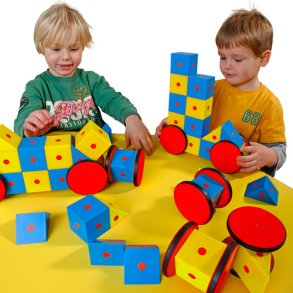 Educational Advantage | 3D Magnet klodser, stort st med 40 dele