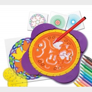 Quercetti | Tegneskabeloner Mandala