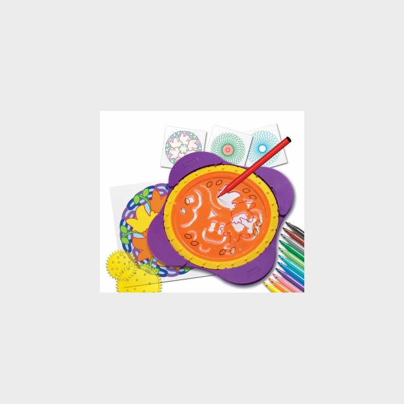 Quercetti | Tegneskabeloner Mandala