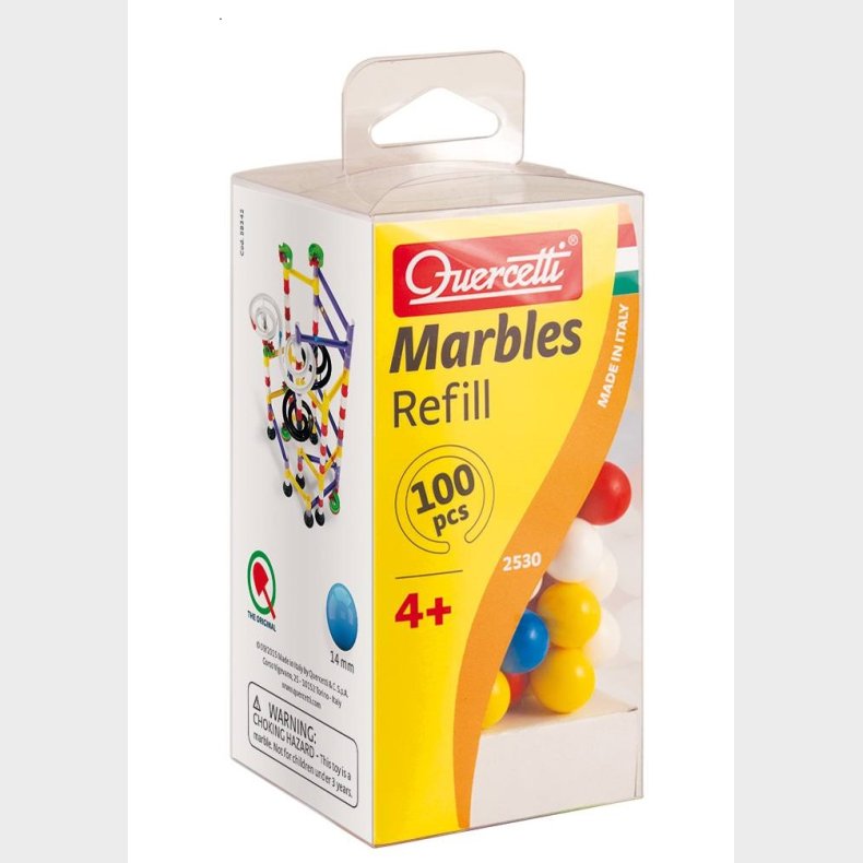 Quercetti tilbehr - Kugler til kuglebane, 100 stk