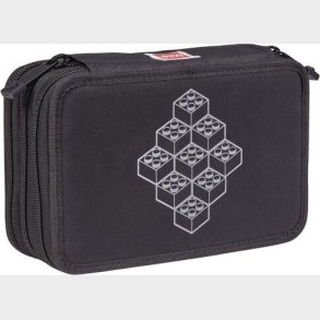 Lego - Penalhus Med Indhold - 3 Rum - Brikker - Sort