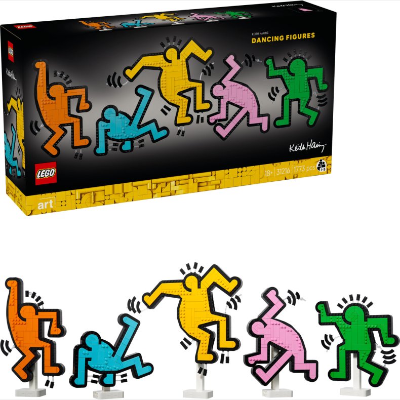 Lego Art - Dancing Figures - Keith Haring - 31216