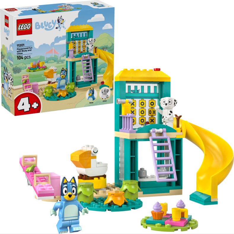 Lego Bluey - Sjov P� Legepladsen Med Bluey Og Chloe - 11201