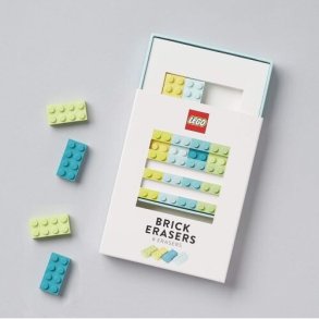 Lego Brick Erasers: 8 Erasers