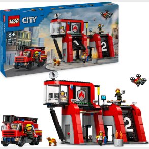 Lego City - Brandstation Med Brandbil - 60414