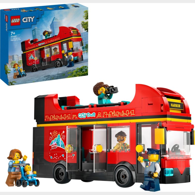 Lego City - R�d Dobbeltd�kker Turistbus - 60407