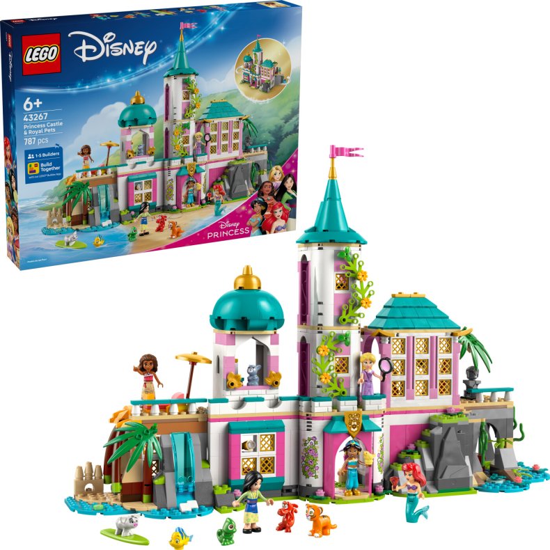 Lego Disney Princess - Prinsesseslot Og Royale K�ledyr - 43267