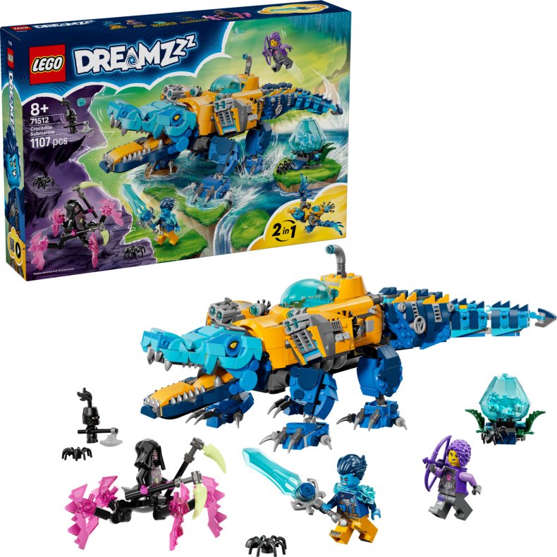Lego 71512 - Dreamzzz - 2-i-1 Krokodille-ub�d