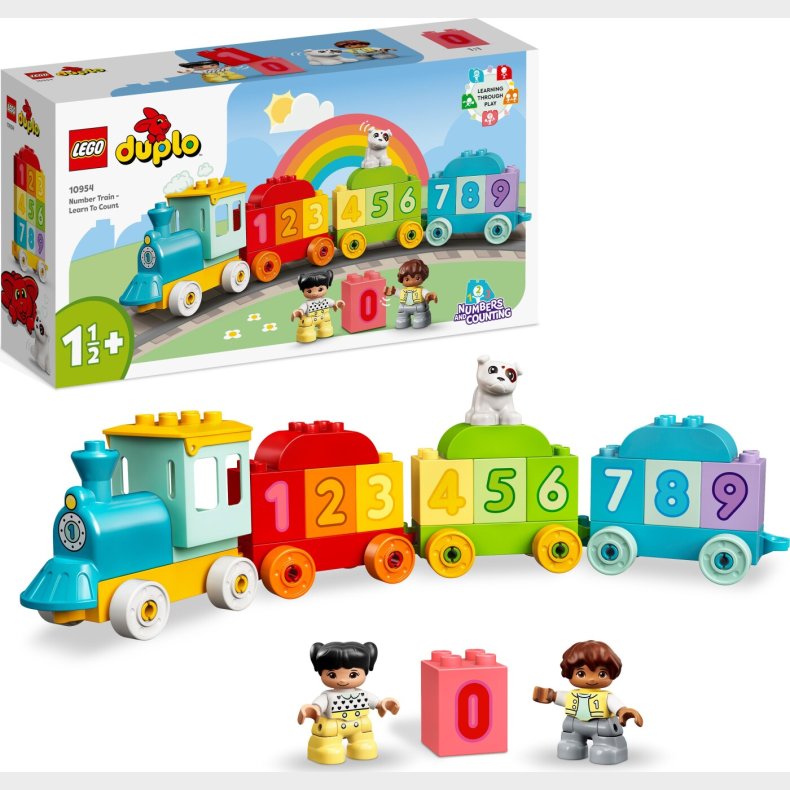 Lego Duplo - Tog Med Tal - L�r At T�lle - 10954