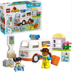 Lego Duplo - Ambulance Og Frer - 10447