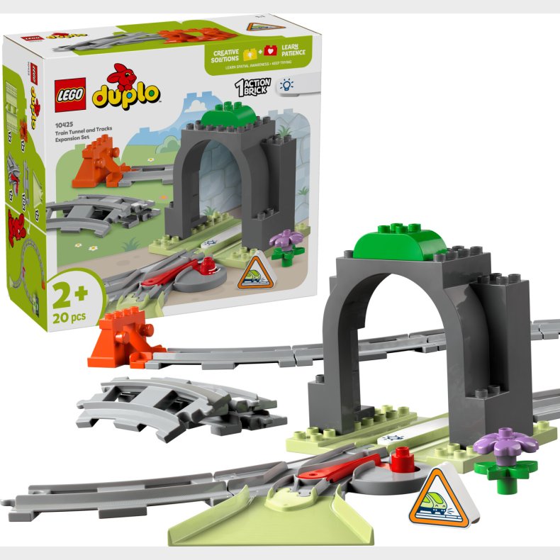 Lego Duplo - Togtunnel Og Spor - Udvidelsess�t - 10425