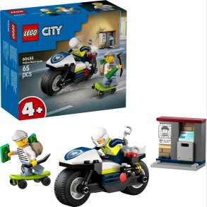 Lego City - Politimotorcykel P� Forbryderjagt - 60455
