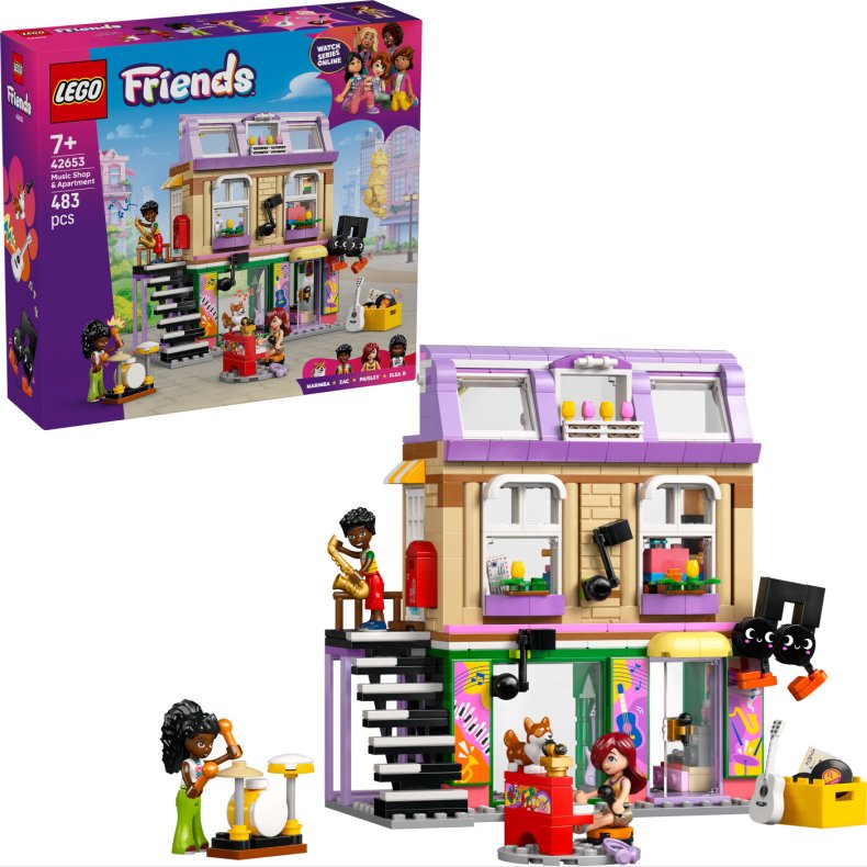 Lego Friends - Musikbutik Og Lejlighed (42653)