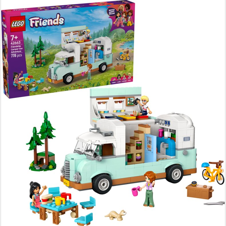 Lego Friends - Venskabs Autocamper P� Eventyr - 42663