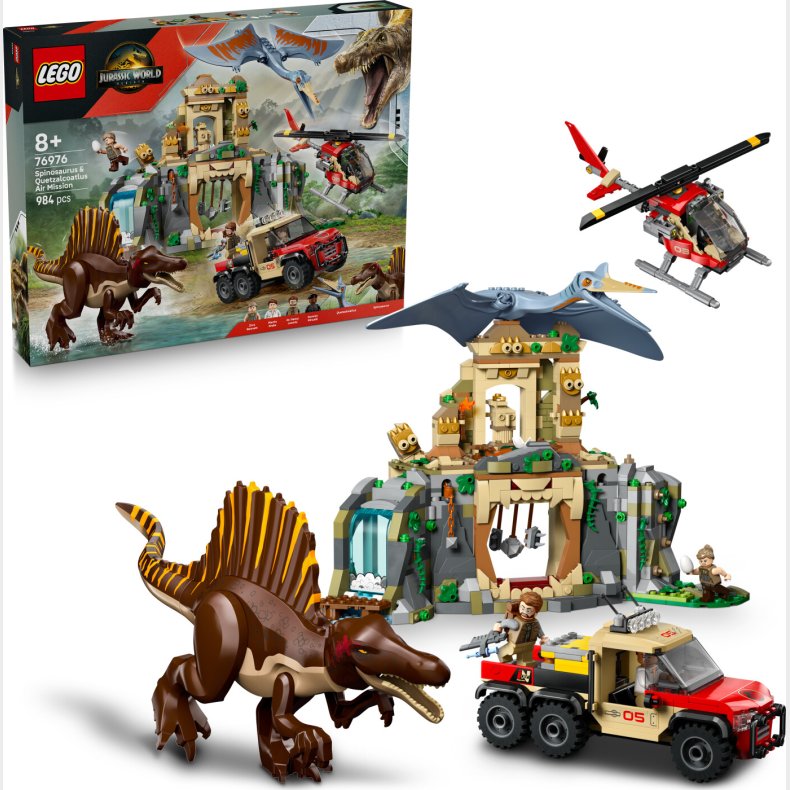 Lego Jurassic World - Spinosaurus & Quetzalcoatlus - 76976