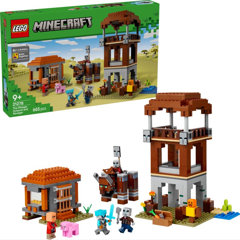 Lego - Minecraft - Rverforposten Og Ravager (21278)