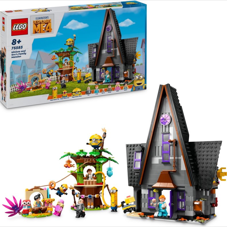 Lego Grusomme Mig 4 - Minions Og Grus Familiepal� - 75583