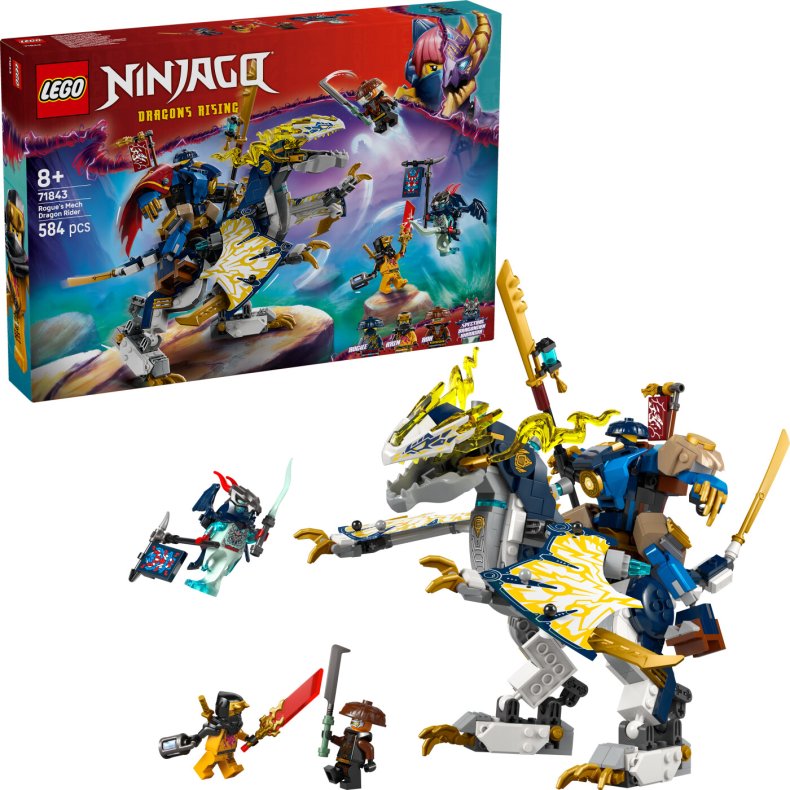Lego Ninjago - Rogues Drageflyver-mech - 71843