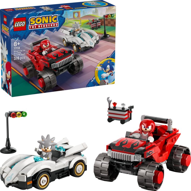 Lego 77118 - Silver's Car Vs. Knuckles Monster Truck - Sonic