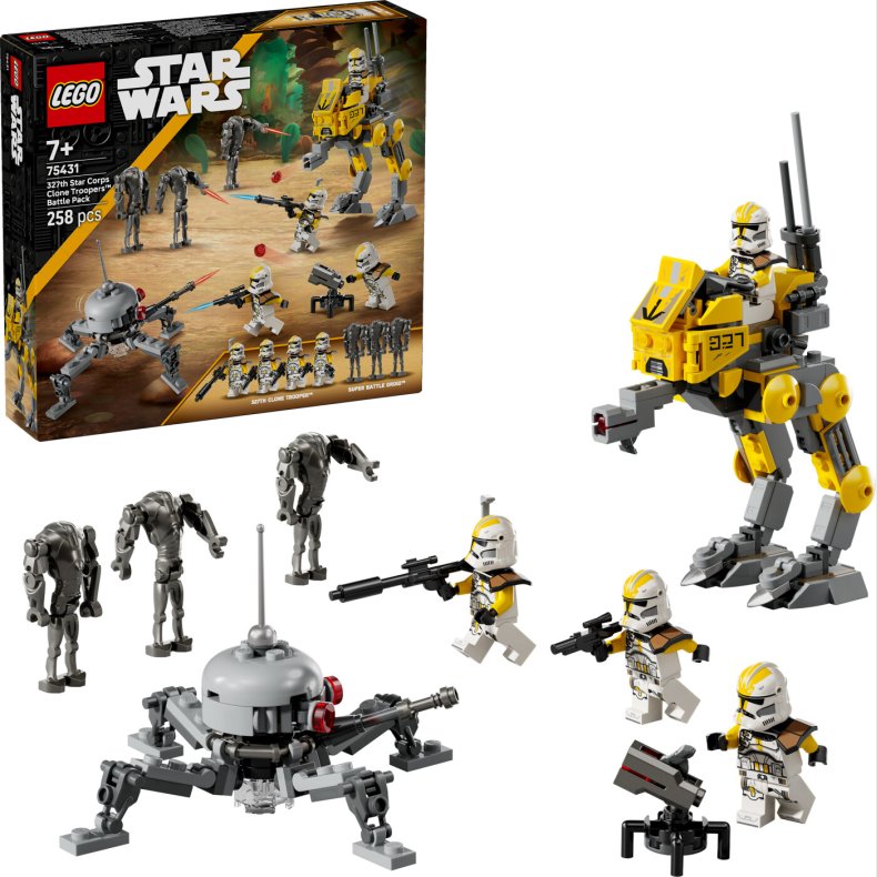Lego Star Wars - Battle Pack Med Klonsoldater Fra 327. Stjernekorps - 75431