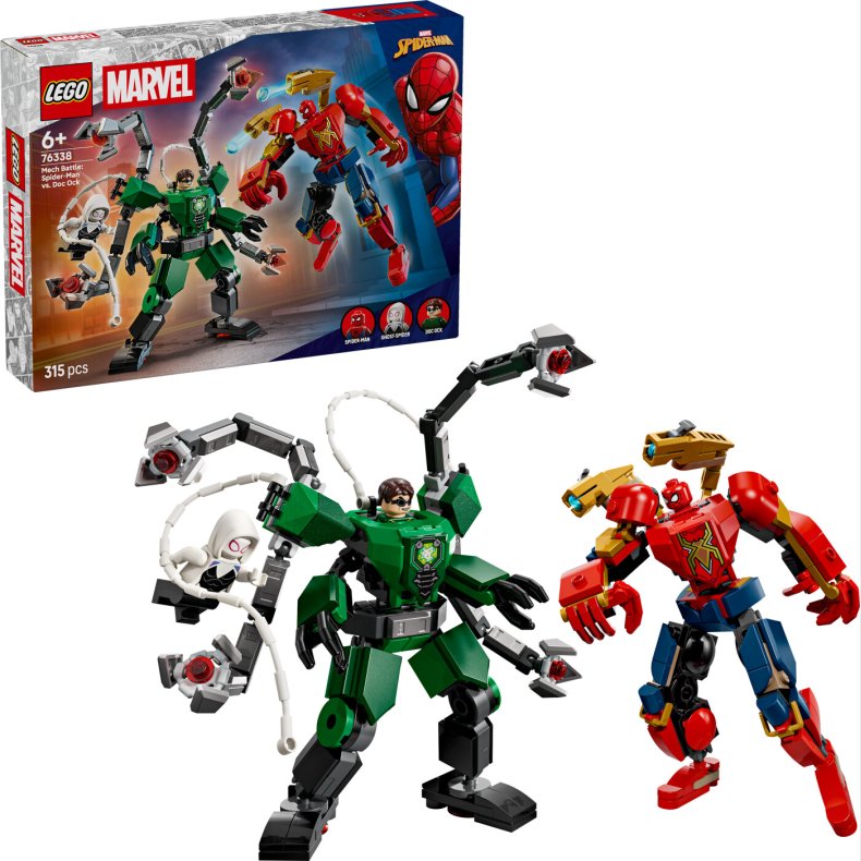 Lego 76338 - Mech-kamp: Spider-man Mod Doc Ock - Super Heroes