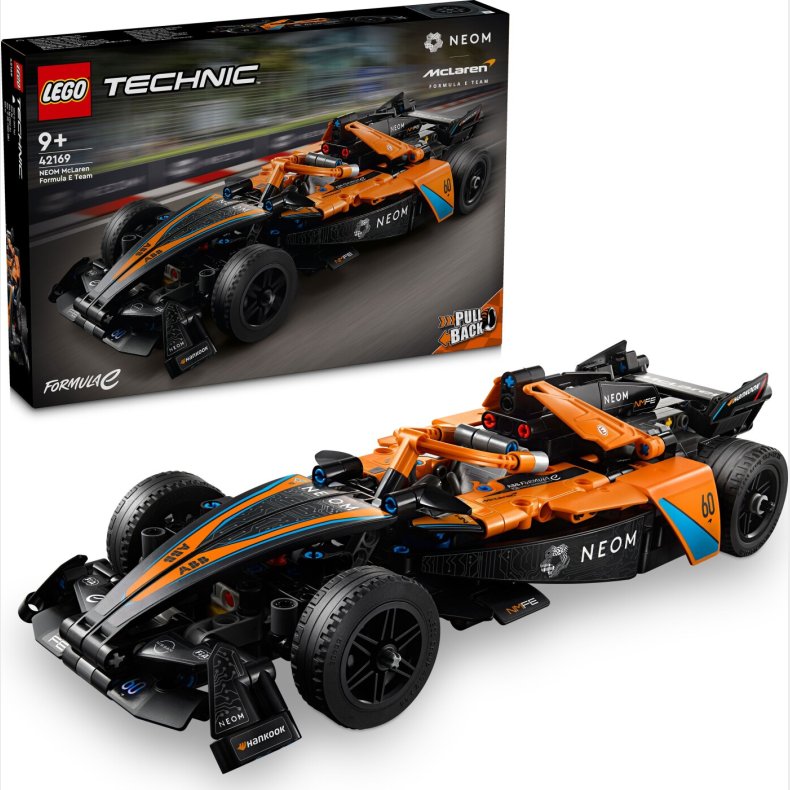 Lego Technic - Neom Mclaren Formula E-racerbil Pull-back - 42169