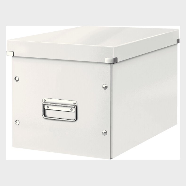 Leitz - Opbevaringsboks I Karton - Medium - Click & Store - Hvid