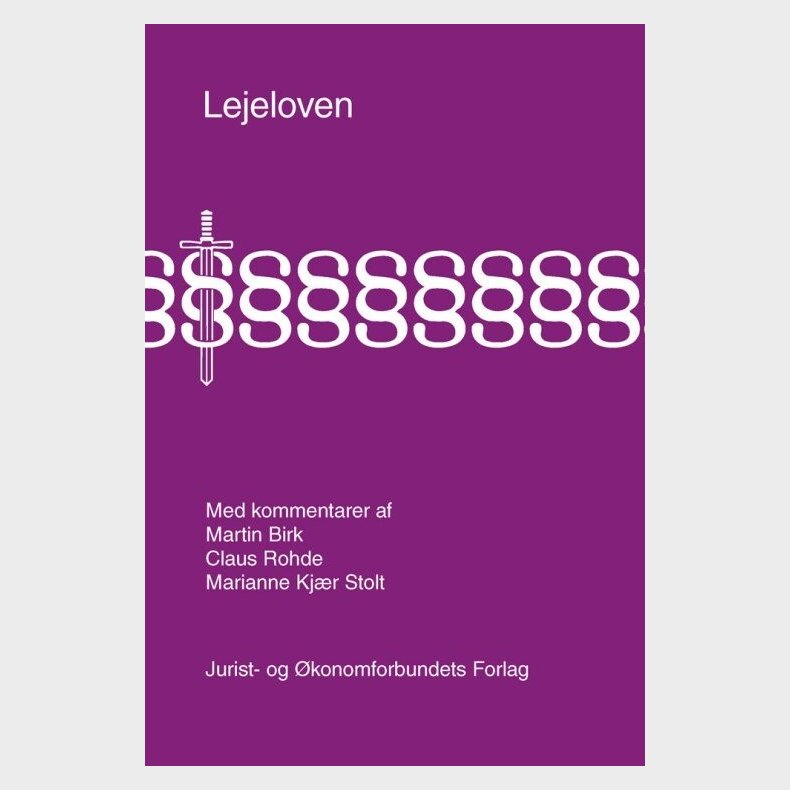 Lejeloven Med Kommentarer - Claus Rohde - Bog