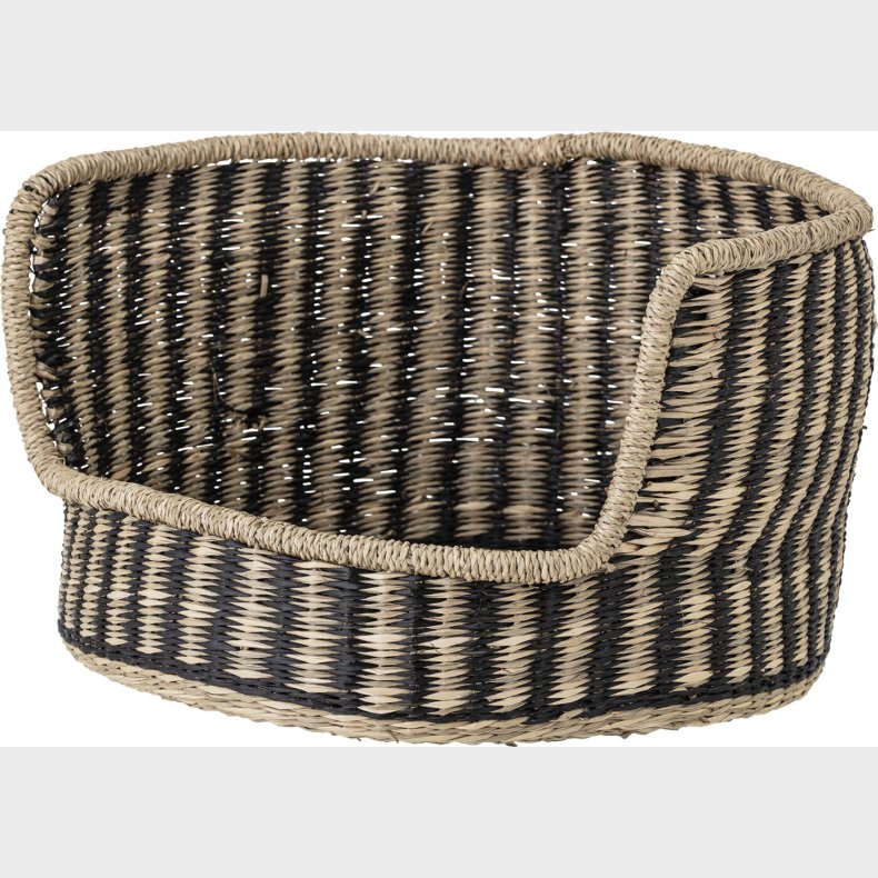 Bloomingville - Lenina Hundekurv I Flet - Sort - Sgrs