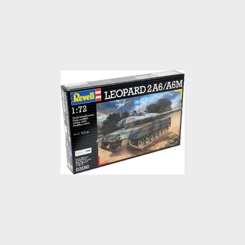 Revell - Leopard 2a6 Tank Byggest - 1:72 - 03180