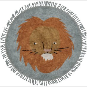 Bloomingville Mini - Leroy T�ppe Til B�rn - Bl� - Bomuld