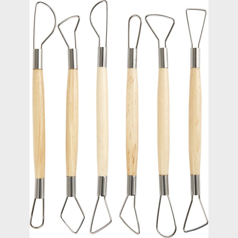 Lerslynge - Runde Kanter - L 20 Cm - 6 Stk.