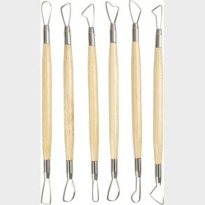 Lerslynge - Skarpe Kanter - L 20 Cm - 6 Stk.