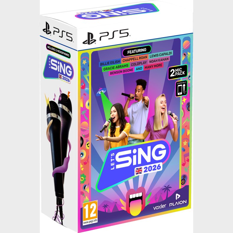 Let's Sing 2026 (2-mic) - PS5