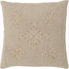 Bloomingville - Leva Pude - Natur - Bomuld - 45x45 Cm