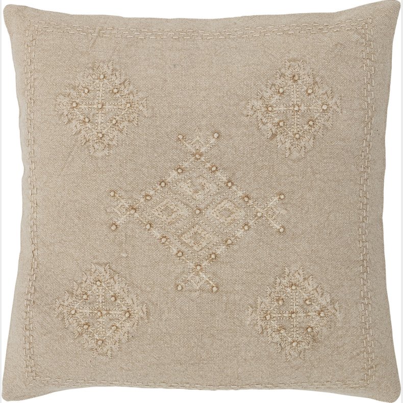 Bloomingville - Leva Pude - Natur - Bomuld - 45x45 Cm