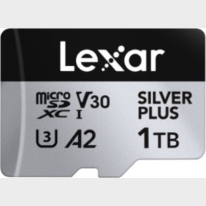 Lexar - Microsdxc Professional Silver Plus Uhs-i/u3/a2/4k R205/w150 (v30) - 1tb
