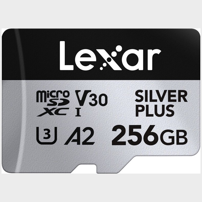 Lexar - Microsdxc Professional Silver Plus Uhs-i/u3/a2/4k R205/w150 (v30) - 256gb