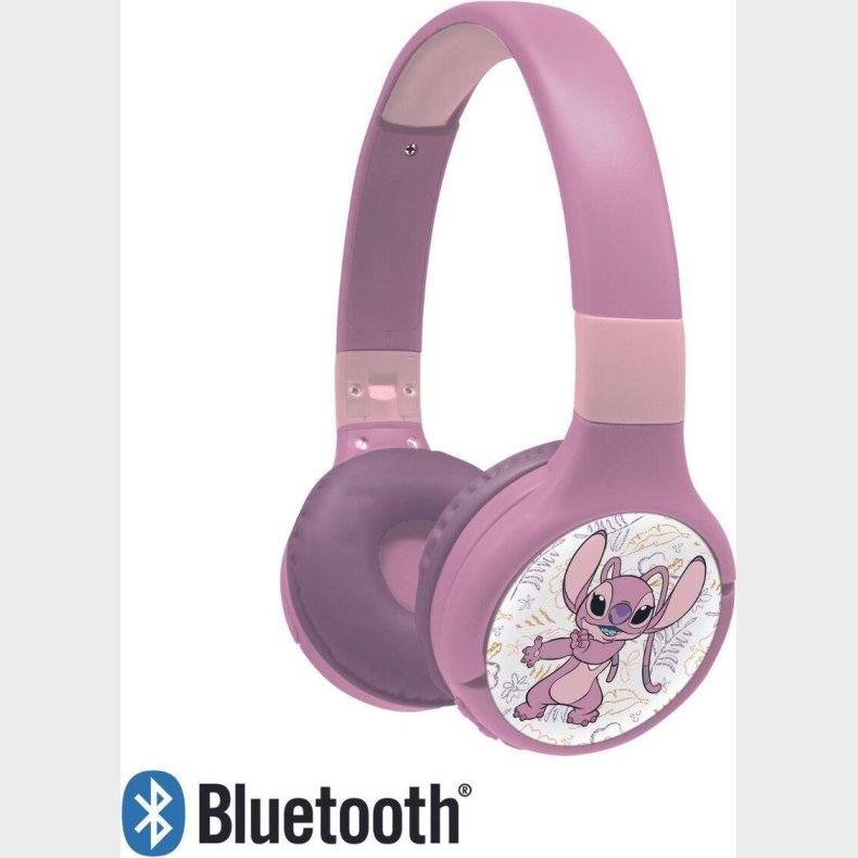 Lexibook - H�retelefoner Til B�rn - Disney Angel - Bluetooth - Lilla