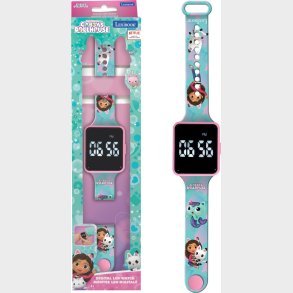 Gabbys Dukkehus - Ur - Digitalt Led Armb�ndsur Til B�rn - Lexibook
