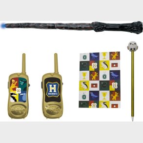 Harry Potter - Walkie-talkie St Med Tryllestav, Hfte Og Blyant
