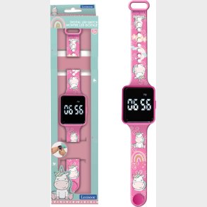 Enhjrning Ur - Digitalt Led Armbndsur Til Brn - Lexibook