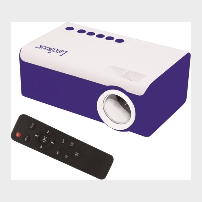 Mini Hd Projektor - Hjemmebiograf - Lexibook - 12 X 8 Cm