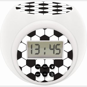 Fodbold - V�kkeur Med Projektor Og Timer - Lexibook